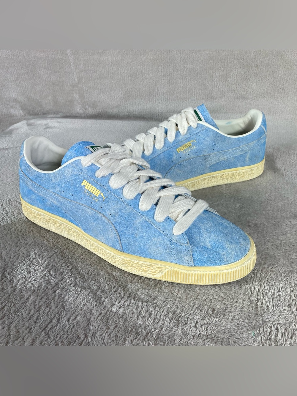 Puma Faded Suede 399654-01 Mens Sneakers Size 13 Blue Athletic Shoes NEW - Picture 3 of 10